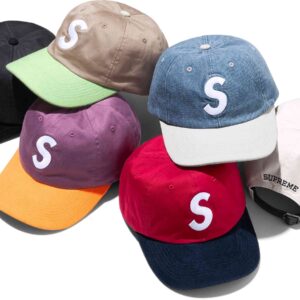 Boné Supreme SS24 6 2 Tone Painel "S" Logo Pronta Entrega
