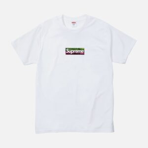 Camiseta Supreme Box Logo Tee Sterling Ruby
